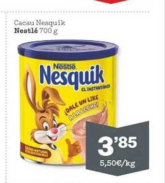 Sorli Cacau Nesquik Nestlé oferta