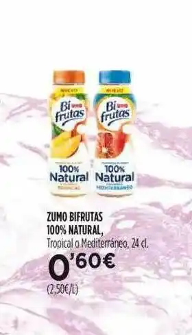 Fotoprix Zumo Bifrutas 100% Natural 24cl oferta