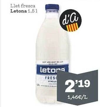 Sorli Llet Fresca Letona oferta