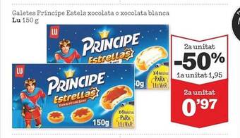 Sorli Galetes Príncipe Estels Xocolata O Xocolata Blanca Lu oferta