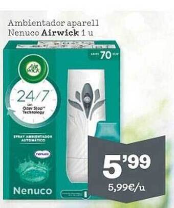 Sorli Ambientador Aparell Nenuco Airwick oferta