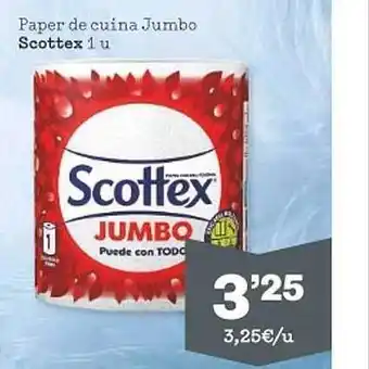Sorli Paper De Cuina Jumbo Scottex oferta