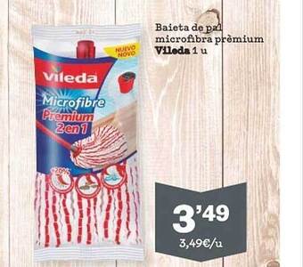 Sorli Baieta De Pal Microfibra Prèmium Vileda oferta