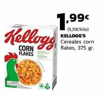 Supermercados Lupa Kellogg's Cereales Corn Flakes oferta