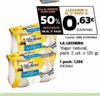 La Lechera Yogur Natural