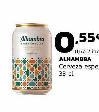 Supermercados Lupa Alhambra Cerveza Especial oferta