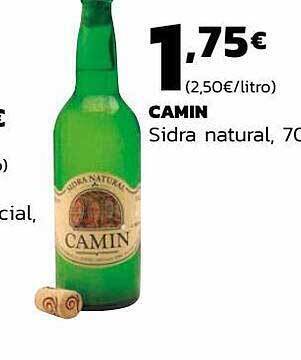 Supermercados Lupa Camin Sidra Natural oferta