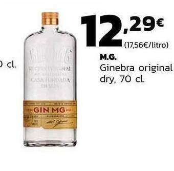 Supermercados Lupa M.g Ginebra Original Dry oferta