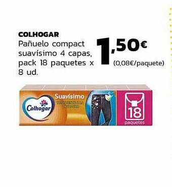 Supermercados Lupa Colhogar Pañuelo Compact Suavísimo 4 Capas oferta