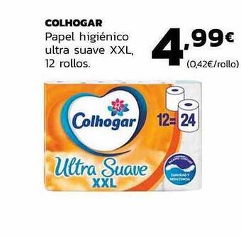 Supermercados Lupa Colhogar Papel Higiénico Ultra Suave XXL 12 Rollos oferta