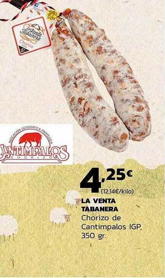 Supermercados Lupa La Venta Tabanera Chorizo De Cantimpalos Igp oferta