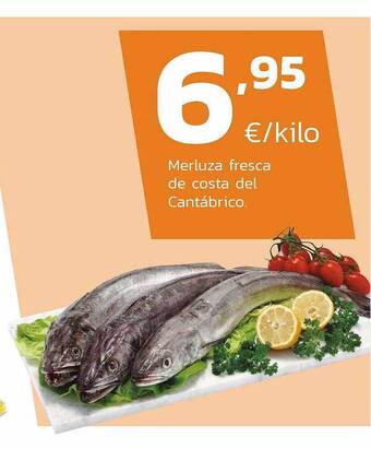 Supermercados Lupa Merluza Fresca De Costa Del Cantábrico oferta