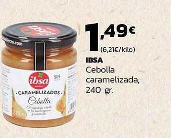 Supermercados Lupa Ibsa Cebolla Caramelizada oferta