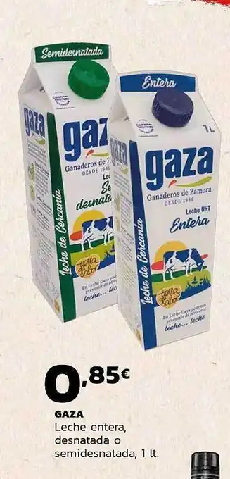 Supermercados Lupa Gaza Leche Entera, Desnatada O Semidesnatada oferta