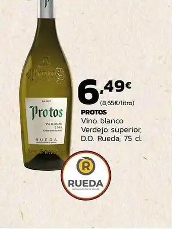 Supermercados Lupa Protos Vino Blanco Verdejo Superior, D.o. Rueda oferta