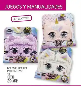 Toy Planet Bolso Purse Pet Interactivo oferta