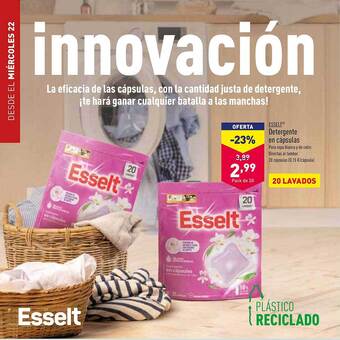 ALDI Esselt Detergente En Cápsulas oferta