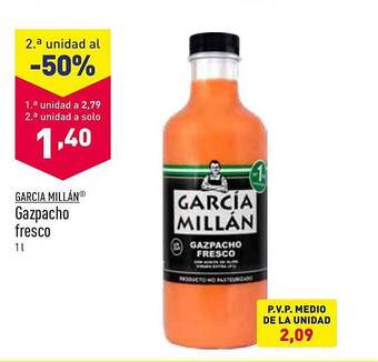 ALDI Garcia Millán Gazpacho Fresco oferta