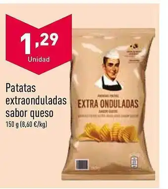ALDI Patatas Extraonduladas Sabor Queso oferta