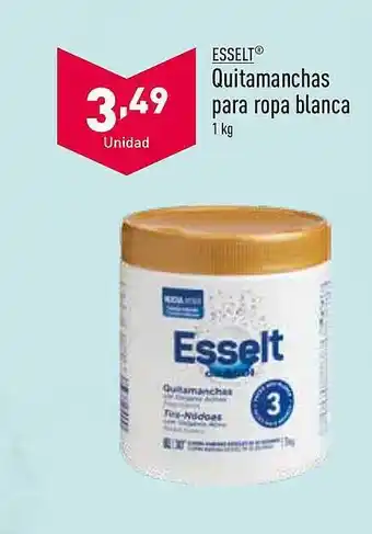 ALDI Esselt Quitamanchas Para Ropa Blanca oferta