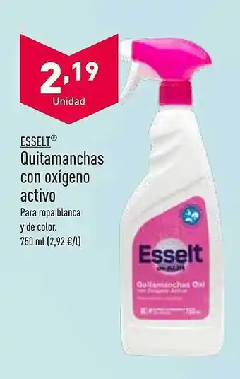 ALDI Esselt Quitamanchas Con Oxígeno Activo oferta