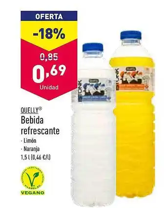 ALDI Quelly Bebida Refrescante oferta