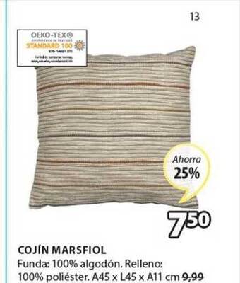 JYSK Cojín Marsfiol oferta