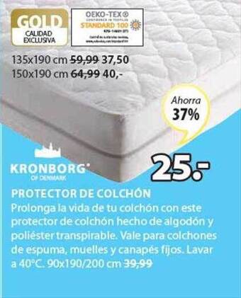 JYSK Kronborg Protector De Colchón oferta