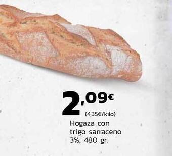 Supermercados Lupa Hogaza Con Trigo Sarraceno oferta