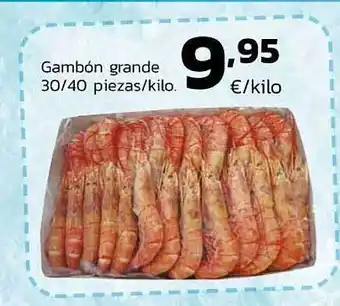 Supermercados Lupa Gambón Grande 30-40 Piezas oferta