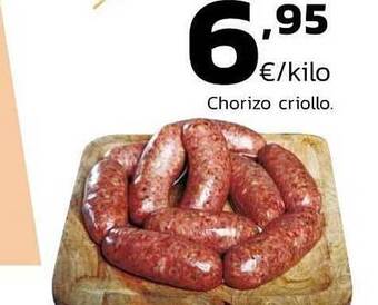 Supermercados Lupa Chorizo Criollo oferta