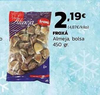 Supermercados Lupa Froxá Almeja, Bolsa oferta
