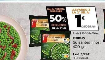 Supermercados Lupa Findus Guisantes Finos oferta
