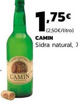 Supermercados Lupa Camin Sidra Natural oferta