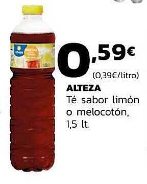 Supermercados Lupa Alteza Té Sabor Limón O Melocotón oferta