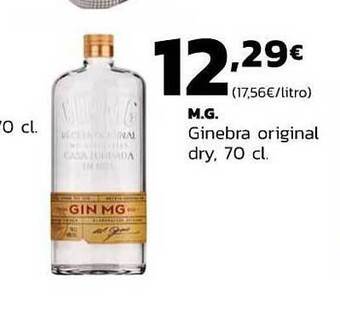 Supermercados Lupa M.g. Ginebra Original Dry oferta