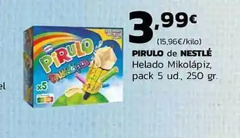 Supermercados Lupa Pirulo De Nestlé Helado Mikolápiz oferta