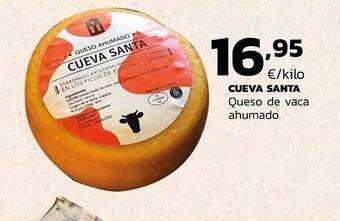 Supermercados Lupa Cueva Santa Queso De Vaca Ahumado oferta
