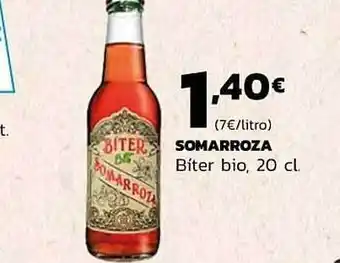Supermercados Lupa Somarroza Bíter Bio oferta