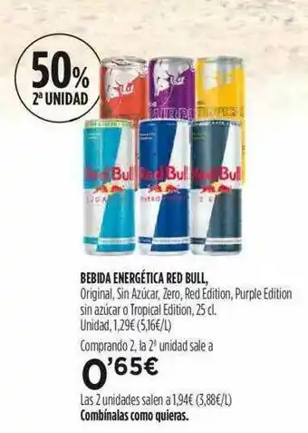 Fotoprix Bebida Energetica Red Bull oferta