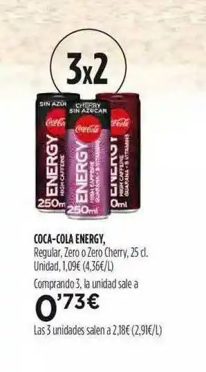 Fotoprix Coca-cola Energy oferta