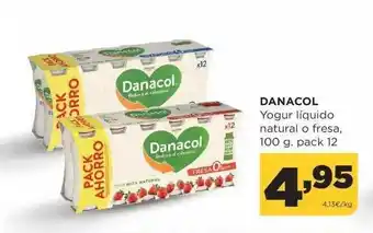 Alimerka Danacol Yogur Líquido Natural O Fresa Pack 12 oferta