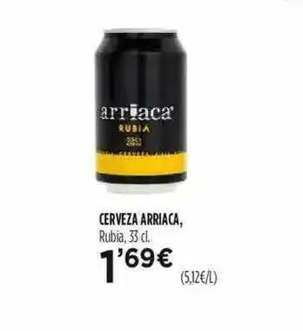 Fotoprix Cervezaarriaca Rubia 33 Cl oferta