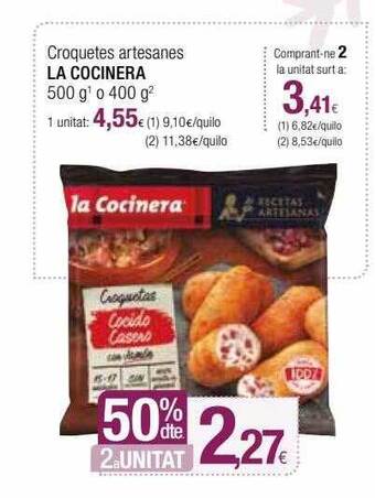 Condis Croquetes Artesanes La Cocinera oferta