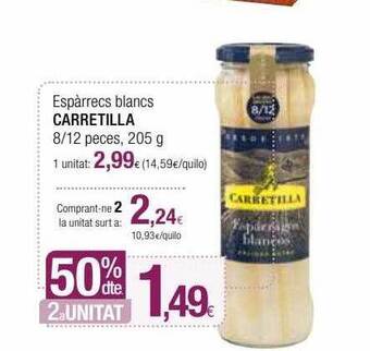 Condis Espàrrecs Blancs Carretilla oferta
