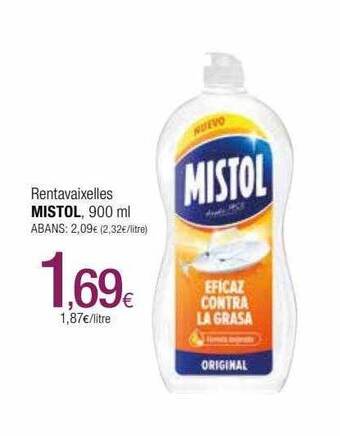 Condis Rentavaixelles Mistol oferta