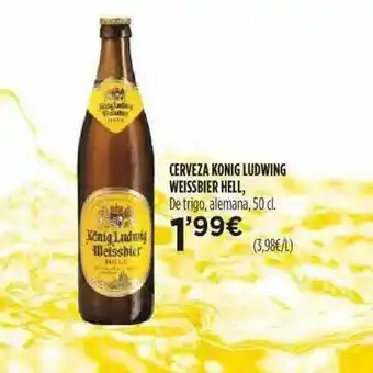 Fotoprix Cerveza Konig Ludwing Weissbier Hell 50cl oferta