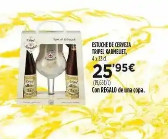 Fotoprix Estuche De Cerveza Tripel Karmeliet oferta