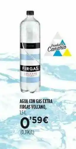 Fotoprix Agua Con Gas Extra Firgas Volcano 1,5L oferta