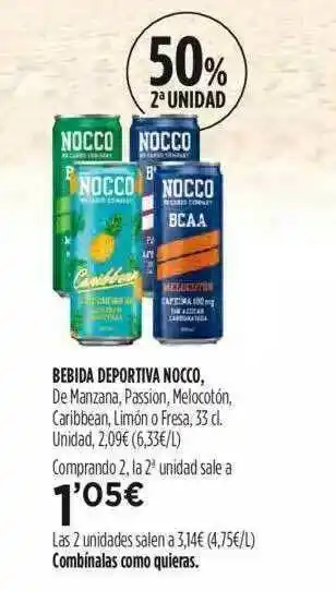 Fotoprix Bebida Deportiva Nocco 33cl oferta